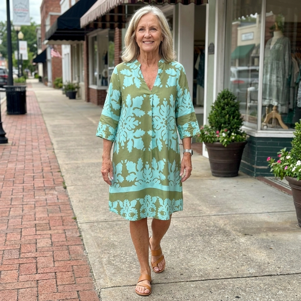 Sylvie | Elegant V-Neck Dress