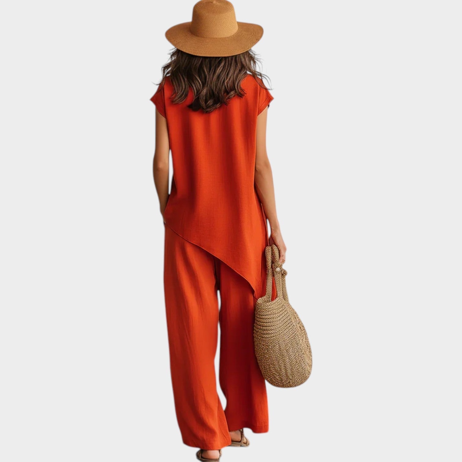 Tyvra™ Breezy Linen Side-Button Set