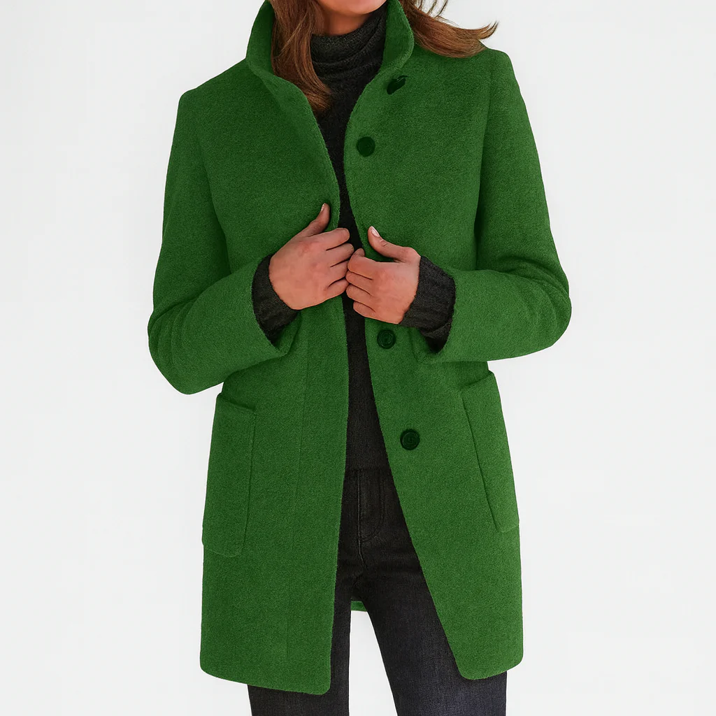 Beatrice™ | Classic Everyday Button Coat