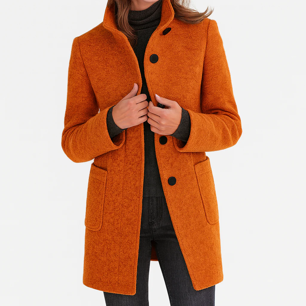 Beatrice™ | Classic Everyday Button Coat