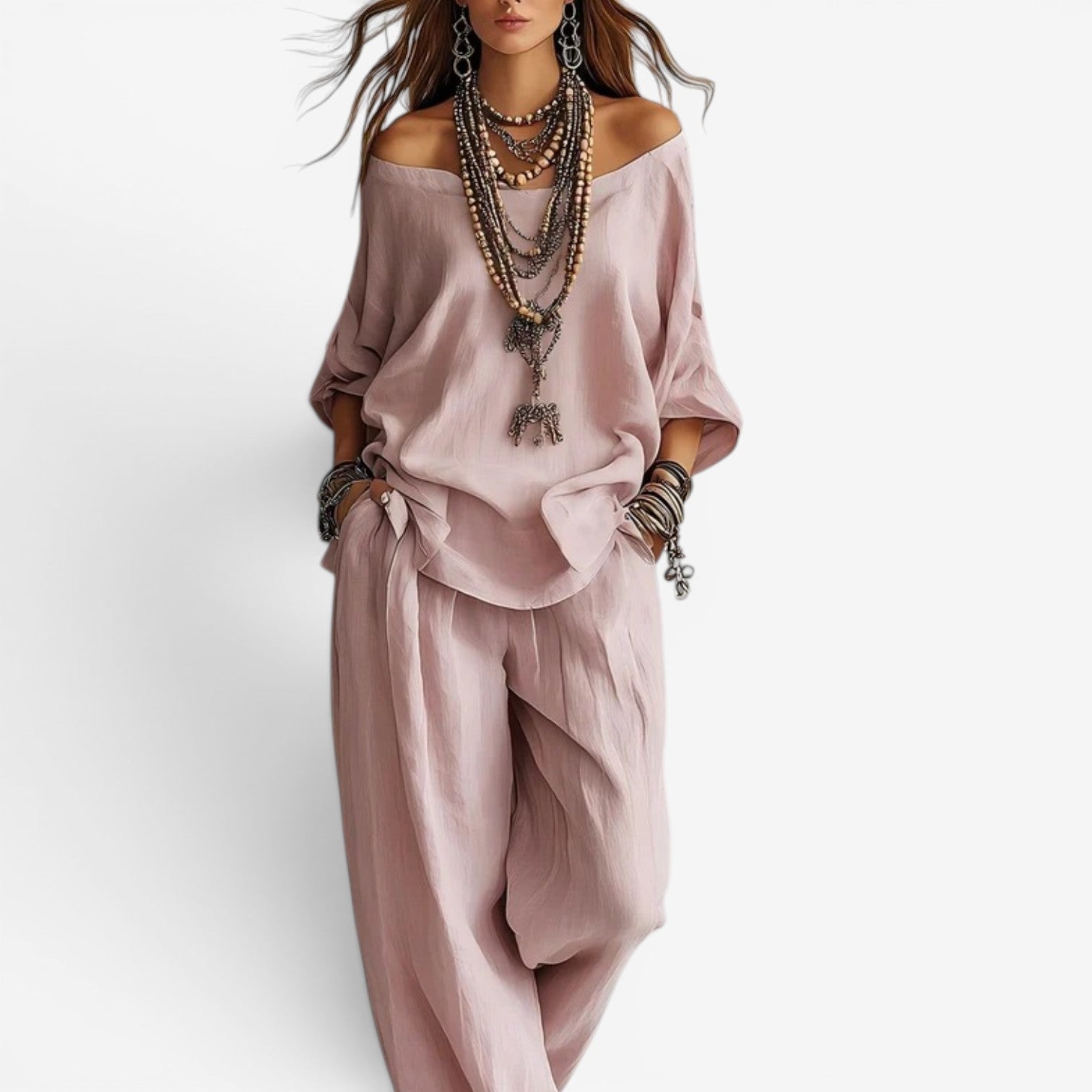 SHELLY | ELEGANT MATCHING SET FOR WOMEN