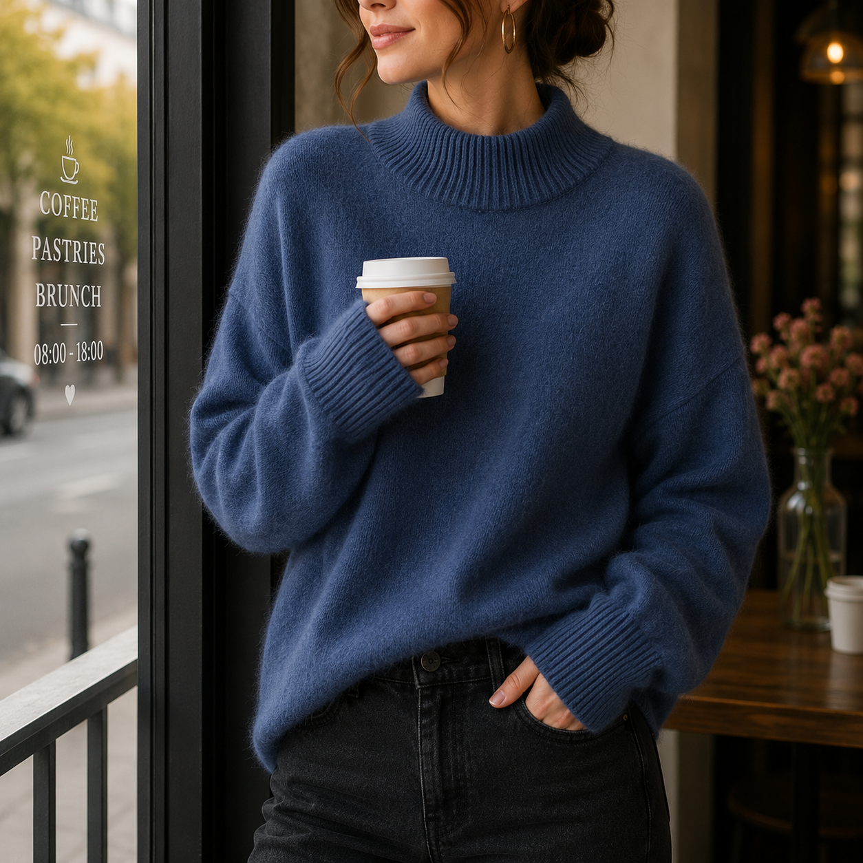 Juniper | Oversized Womens Turtleneck Sweater