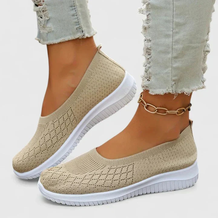 Women’s Comfort Arch Support Slip-On Walking Shoes