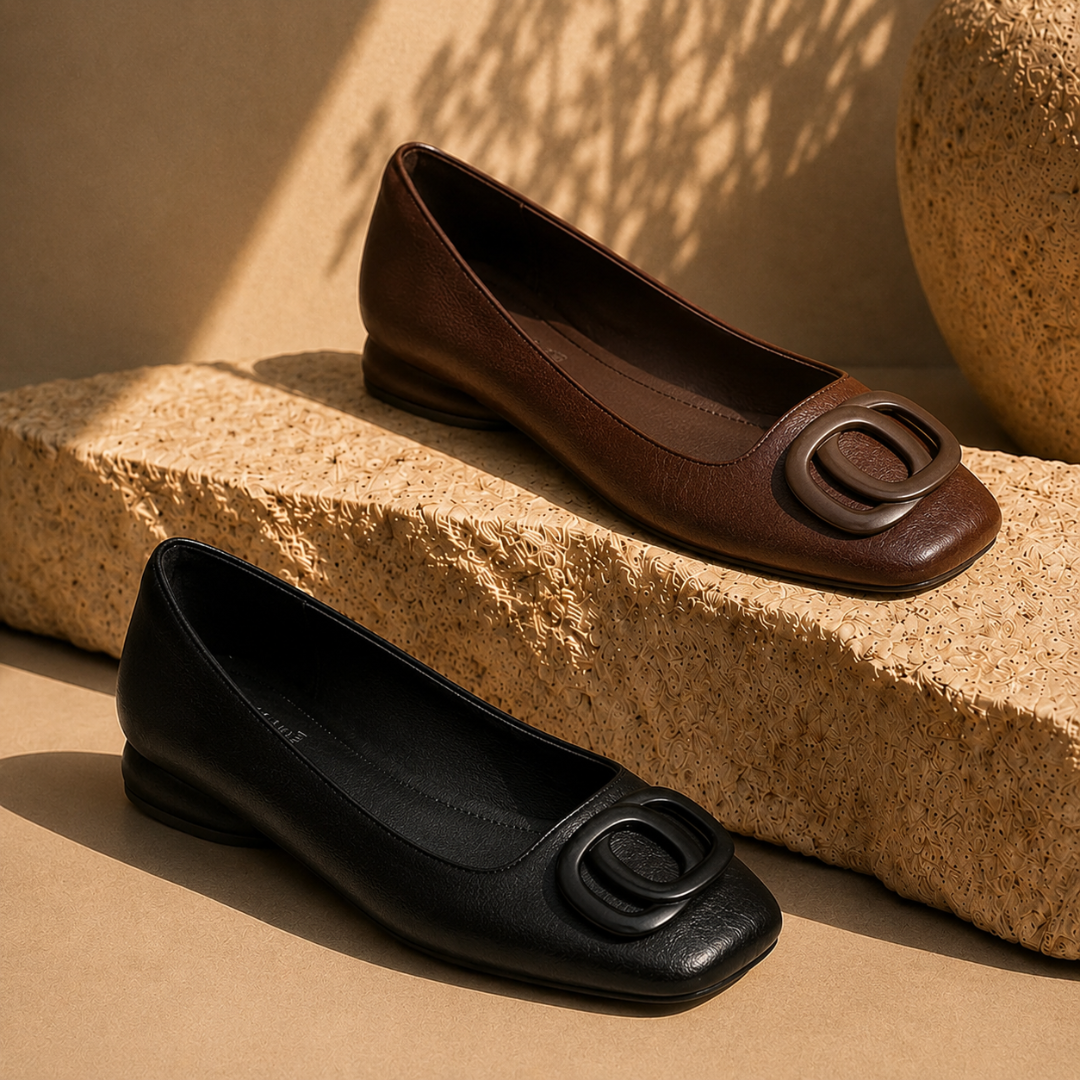 Opie | Leather Flats