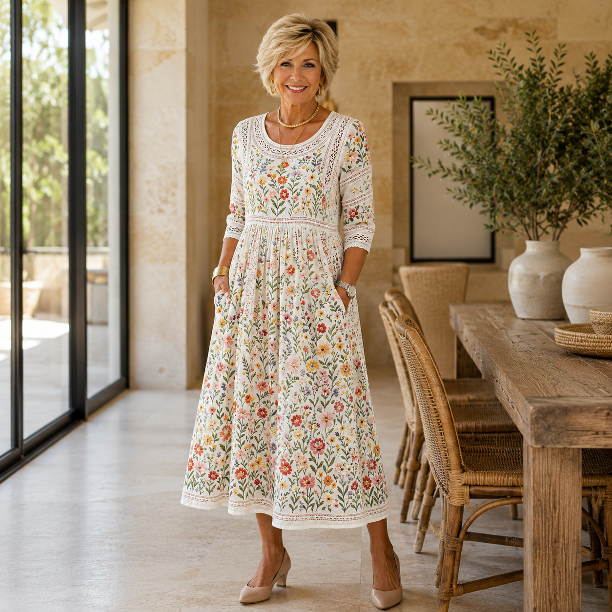 Meadow | Charm Midi Dress