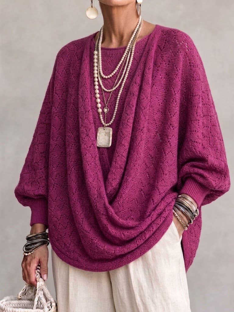 Ramona™ Cowl-Neck Lantern Top