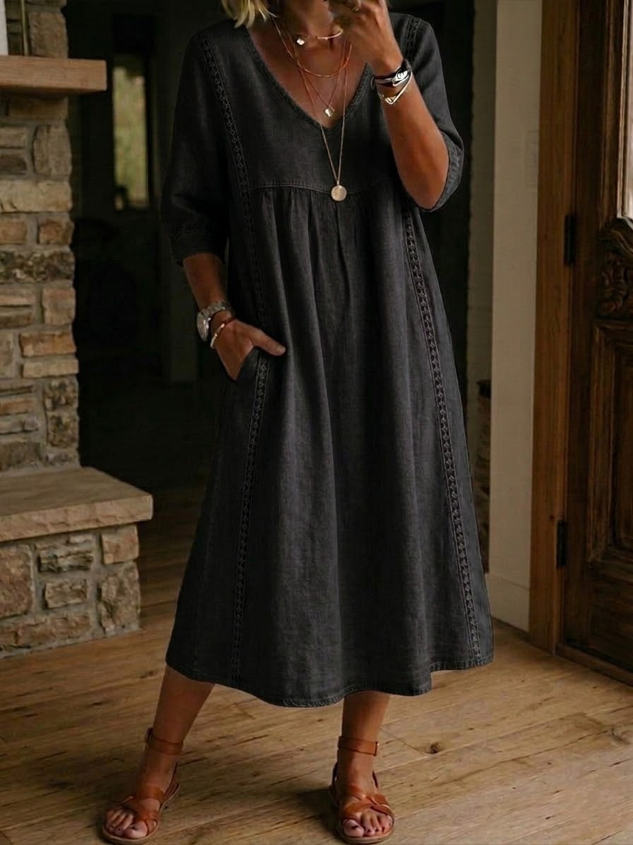 Joanne | Relaxed Pocket Maxi Dress