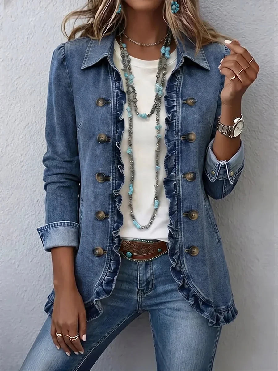 Lois | Boho Ruffled Jacket